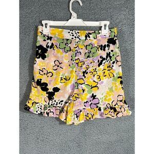 Influence Fashion UK Branded Flat Front Multi-color  Short with Ruffle Size 10